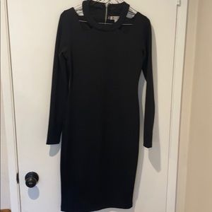 Jennifer Lopez Black Long Sleeve Dtess Size 0